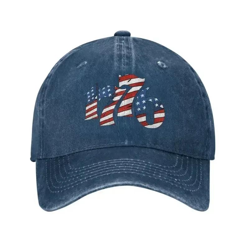 Custom Cotton Since 1776 Ameican Flag Happy Fourth Of July USA Gifts Baseball Cap Men Women Adjustable Adult Dad Hat Spring