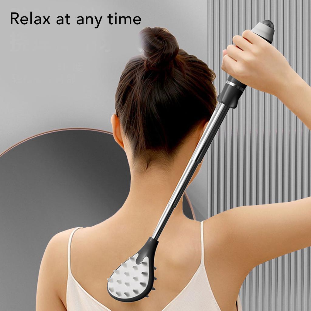 Telescoping Back Scratcher Dual Sides Extendable Scratcher Massage Rolling Ball for Head Foot