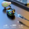HIFI Stereo Single Ear Clip Earphones Bluetooth-Compatible 5.3 Handsfree Earbuds Bone Conduction Sport Gamer Headset