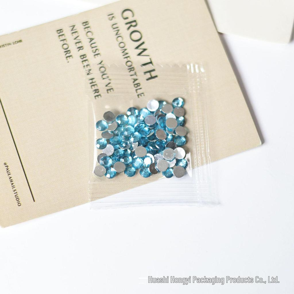 High Flash Flat-Bottomed Nail Art Rhinestones - 1g Bag for DIY and Clothing Decoration