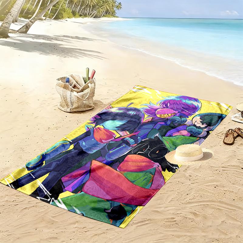 Undertale 2D Flat Print Beach Towel, Large Soft Quick Dry Towel for Beach Camping Swimming261018392DSTJ