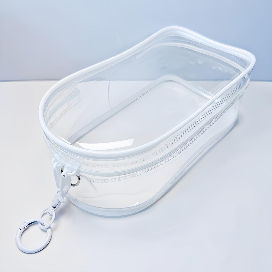 Labubu Cute Doll Transparent Dustproof Vinyl Cover & PVC Carrier Bag