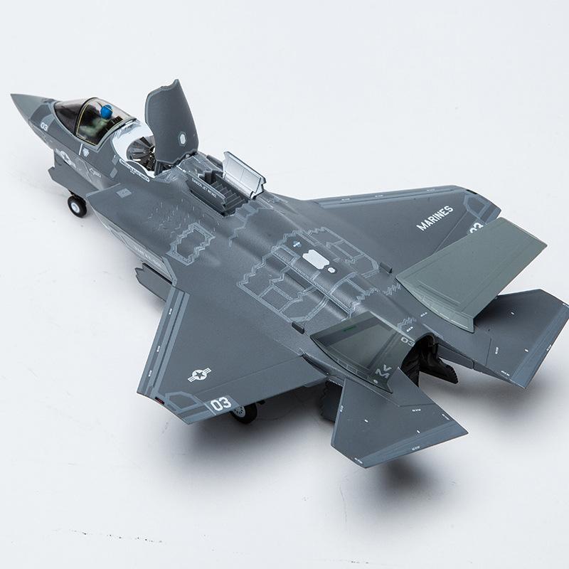 1: 72 F35b Aircraft Model Foam Model Simulation Bomber Alloy Fighter Model Toy Exquisite Collection Aircraft Model Decoratio