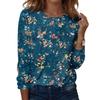 Long Sleeve Shirts For Women Cute Print Graphic Tees Blouses Casual Plus Size Basic Tops Pullover