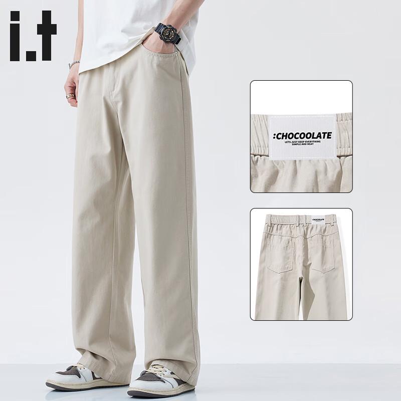 

CHOCOOLATEit Men s Straight-Leg Casual Workwear Trousers 3XL