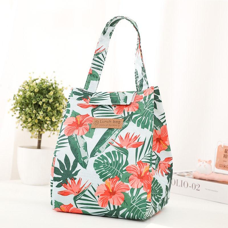 New 1PCS Lunch Thermal Small Bag Insulated Lunch Bag Adults for Work Bento Food Bag Keeps Cold and Heat WCB02