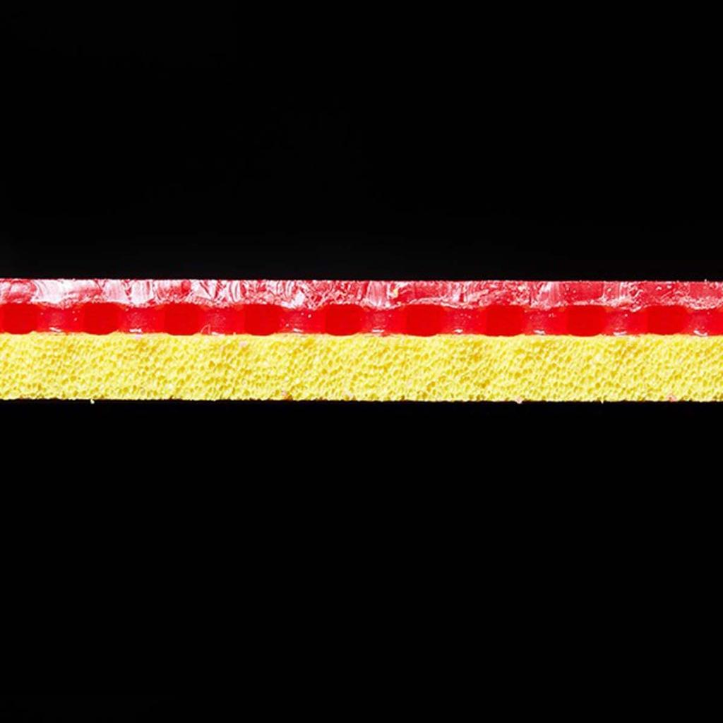 Andro Tischtennisbelag GTT40 GTT40 Leichte Spannung Rückseite Weicher Belag 112276 Schwarz 1.6