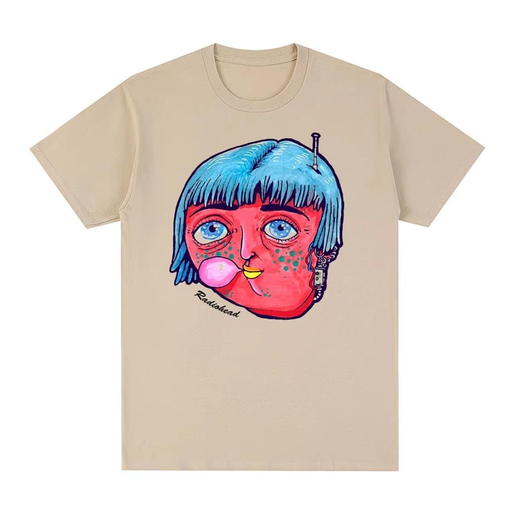 Radiohead Vintage Rock Band Thom Yorke Cotton New Unisex Women And Men T-shirt