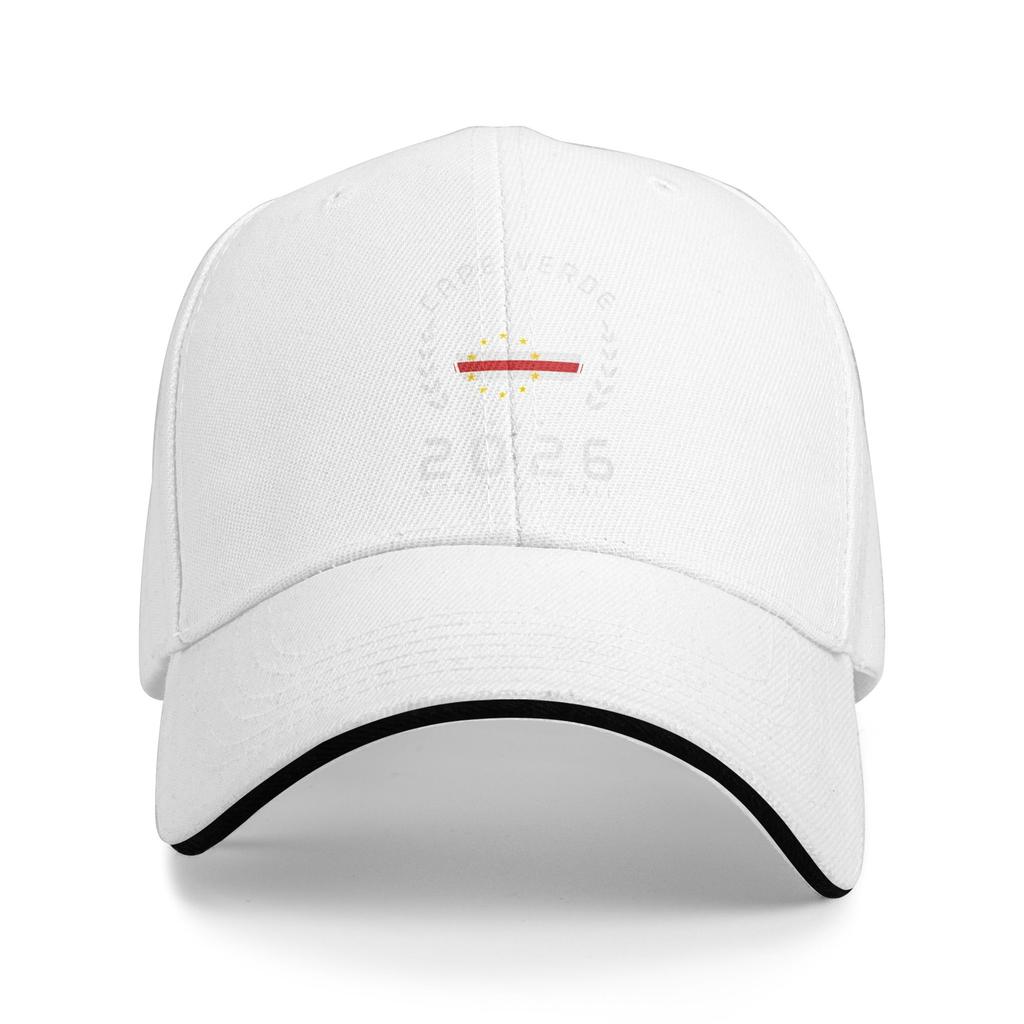 Men Women Cape Verde Football Fan Hats Trendy Baseball Cap Trucker Hat Travel Headewear Adjustable Fit