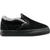 Vans Classic Slip-On Toddler Sherpa - Black Baby Sneakers Pewter VN0A32QJQQI