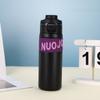 New Steel Spring Cup Big Cap with Handle Double Drink Thermos Cup Outdoor Portable Sports Kettle Durable Durable