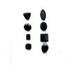 Natural Black Onyx Mix Shape Cut Loose Gemstone Lot 55-65 Pcs 100 CT For Jewelry Making