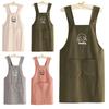 Anti Dirty Japanese Waist Aprons Breathable Cooking Smock Coffee House Aprons  Boys and Girls