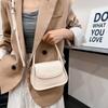 Einfarbige Handtasche Sommer neue lässige vielseitige einfache kleine quadratische Tasche Mode Schulter Umhängetasche Damen