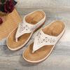 2022 Summer Rhinestone Thick Sole Plus Size Sandals