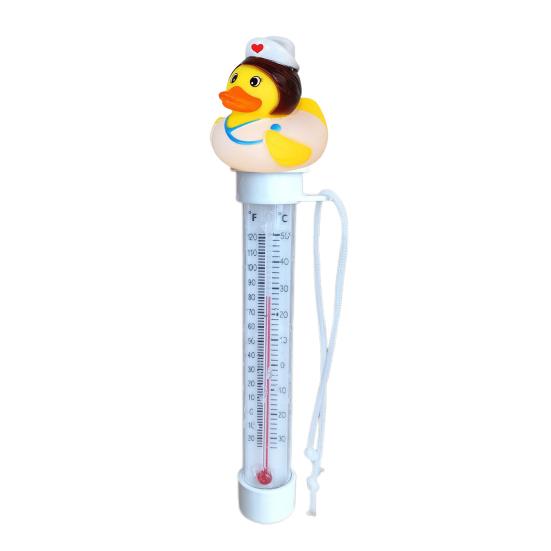 Floating Pool Thermometer Easy To Read Duck Design Water Thermometer for Outdoor Indoor Swimming Pools Spas Hot Tubs Aquariums