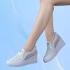 Spring and Autumn New Round Toe Comfortable Casual Sports Shoes for Women Fashionable Shallow Mouth Breathable Vulcanized Shoes