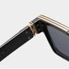 Mode Kleine Rechteck Sonnenbrille Männer Frauen Luxus Shades Retro Quadrat Schwarz Sonne Glasse Punk Brille nicht polarisiert