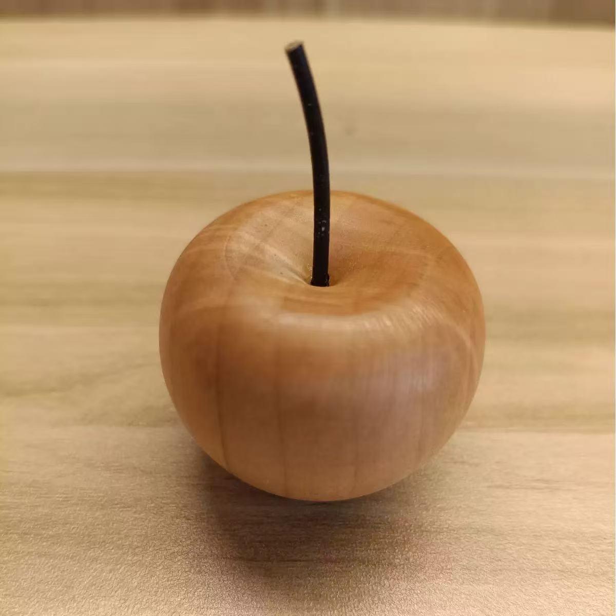 Sapele Solid Wood Apple Car Air Freshener Diffuser