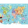 Puzzle 100 Pieces XXL : The World Map