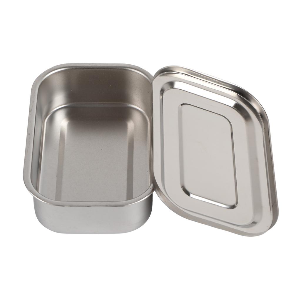 6inch Cleaning Box 304 Stainless Steel Instrument Storage Tray Cleaning Box with Lid