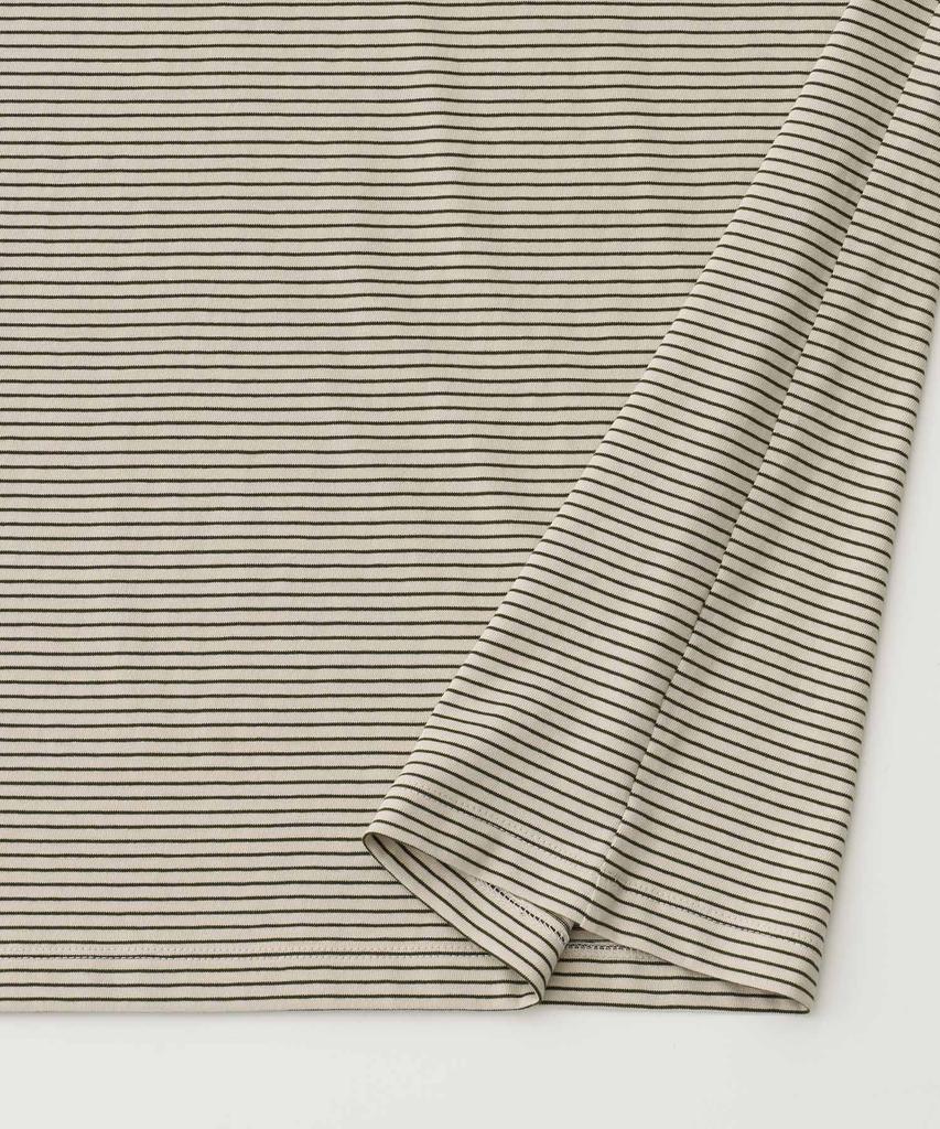 ANOTHER OFFICE Basis Border Pocket Tee (Olive Drab)