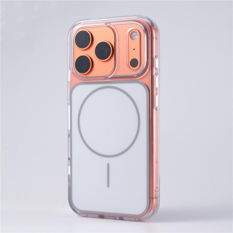 

Trendy Hit Color For iPhone Magsafe Case For iPhone 17 17Pro 17Pro Max Wireless Charging Magnetic Shockproof Phone Back Cover For iPhone 17Pro Max