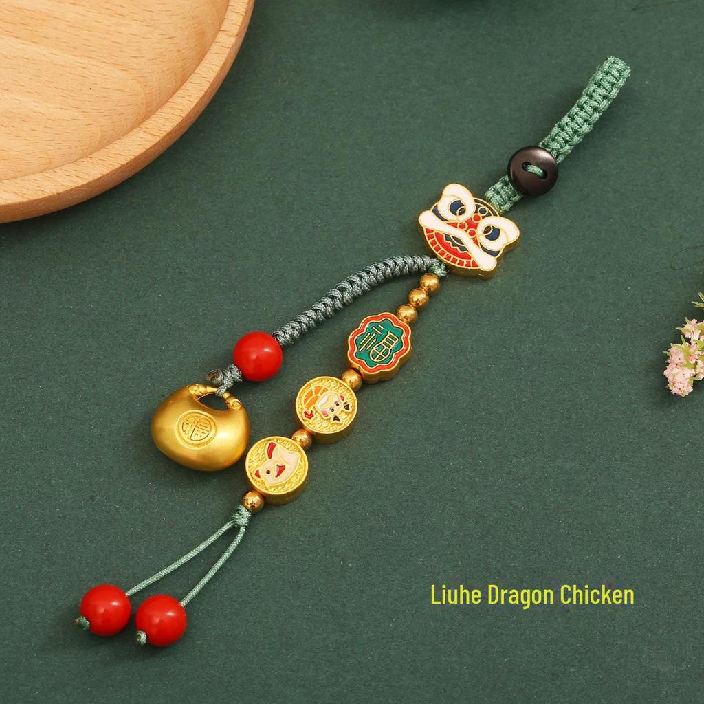 Twelve Zodiac Multi-Function Gold Keychain Pendant