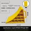 Large Portable Car and Truck Tire Anti-Roll Wheel Chock