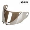 MT-V-35 Helmet Visor For MT ATOM 2 SV Anti-UV Dustproof Helmet Lens Helmet Accessories Sunglasses