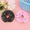 2 Pezzi Giocattolo Donut in Lattice Premium per Cani Giocattolo Donut Squeaky da Masticare per Cani Gioco Interattivo