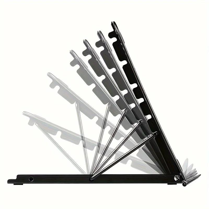 Adjustable Metal Bracket, Foldable Anti Slip Laptop Bracket Base, Flat Floor Folding Bracket, Portable Tracking Bracket