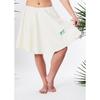 Jupe pour maîtresse de sauna avec ceinture élastique 100% coton naturel yeye Fabriqué dans la Nature Blanc L