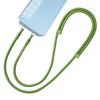 Not  Loss Double Hook Phone Lanyard Side Mount Pad Metal Lanyard Clip  with Two Rings Corrosion Resistant Clip for Phone