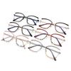 Trendy glasses TR Half-frame glasses with wire rims, suitable for both men and women, featuring blue light blocking lenses and metal temples, can be