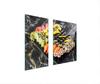 GLAS Schutzplatte Brett 75x52 SUSHI