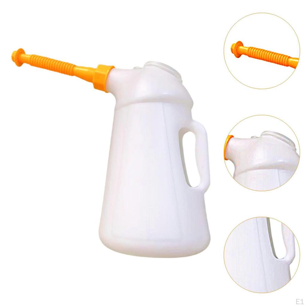 Ölkanne mit Ausgießer Spender Ausrüstung Messbehälter Krug Messung für