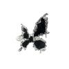 [Butterfly Jewelry] Oil Dripping Butterfly Open Ring Full Of Diamonds Zircon Fashion French High Sense Ring