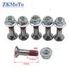 6pcs 8*25MM Sprockets Blots Kits Screws For HONDA SUZUKI KAWASAKI YAMAHA KTM RMZ DRZ YZF KXF KLX CRF Dirt Bike Pit Bike