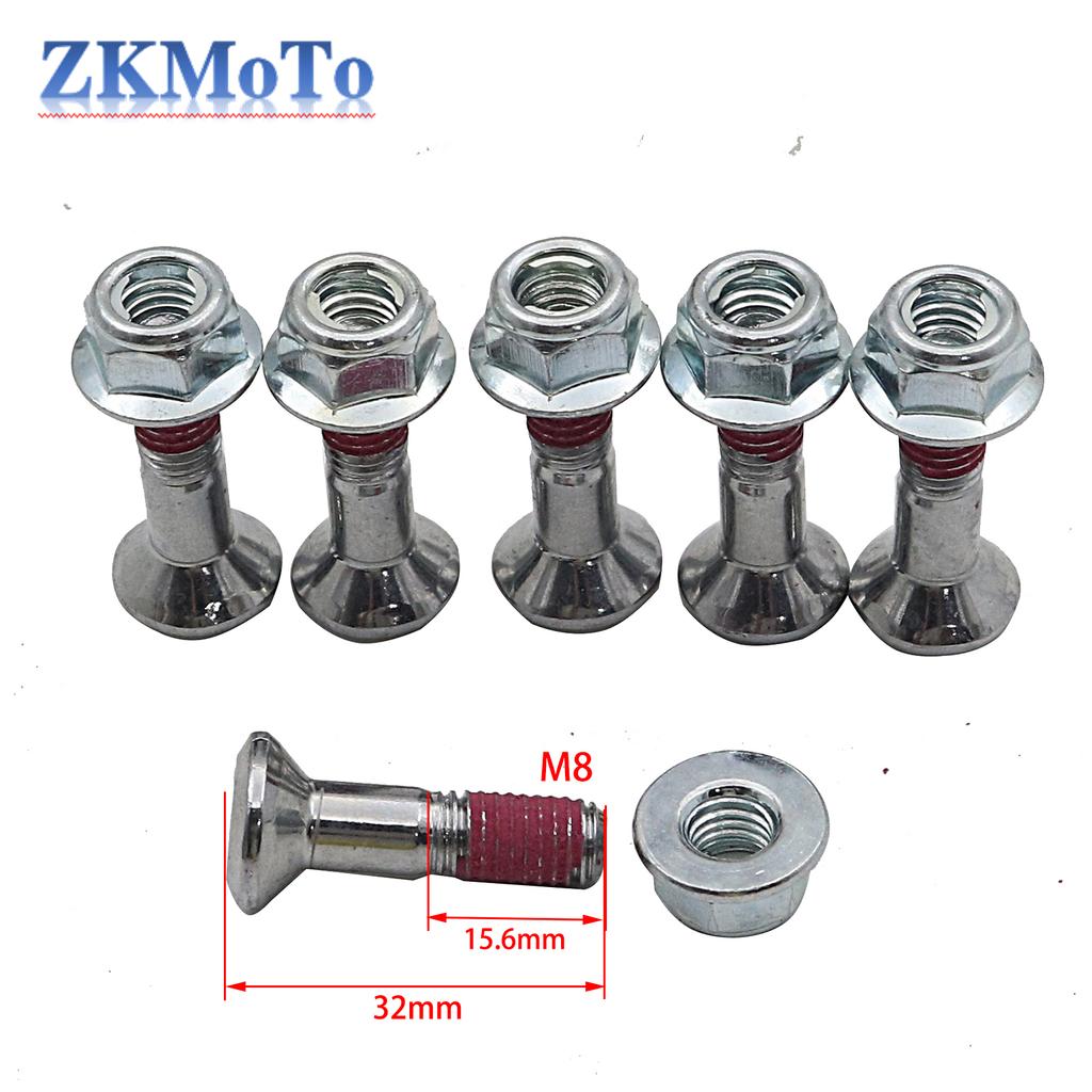 6pcs 8*25MM Sprockets Blots Kits Screws For HONDA SUZUKI KAWASAKI YAMAHA KTM RMZ DRZ YZF KXF KLX CRF Dirt Bike Pit Bike