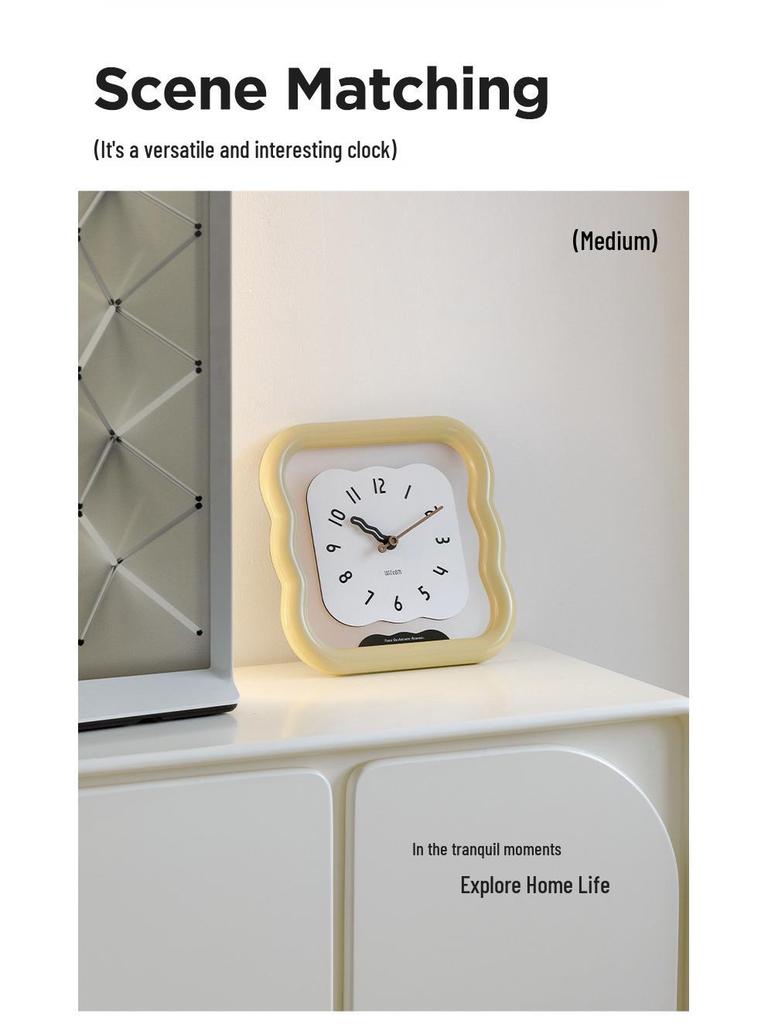 Wozoom 2025 Modern Minimalist Wall-Mounted Clock for Living Room