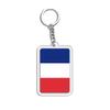 1PC Acrylic Fashion Key Holders Charm Keyring Gifts Car Decor Flag Key Chain Flag Key Chains Flags Bag Pendants