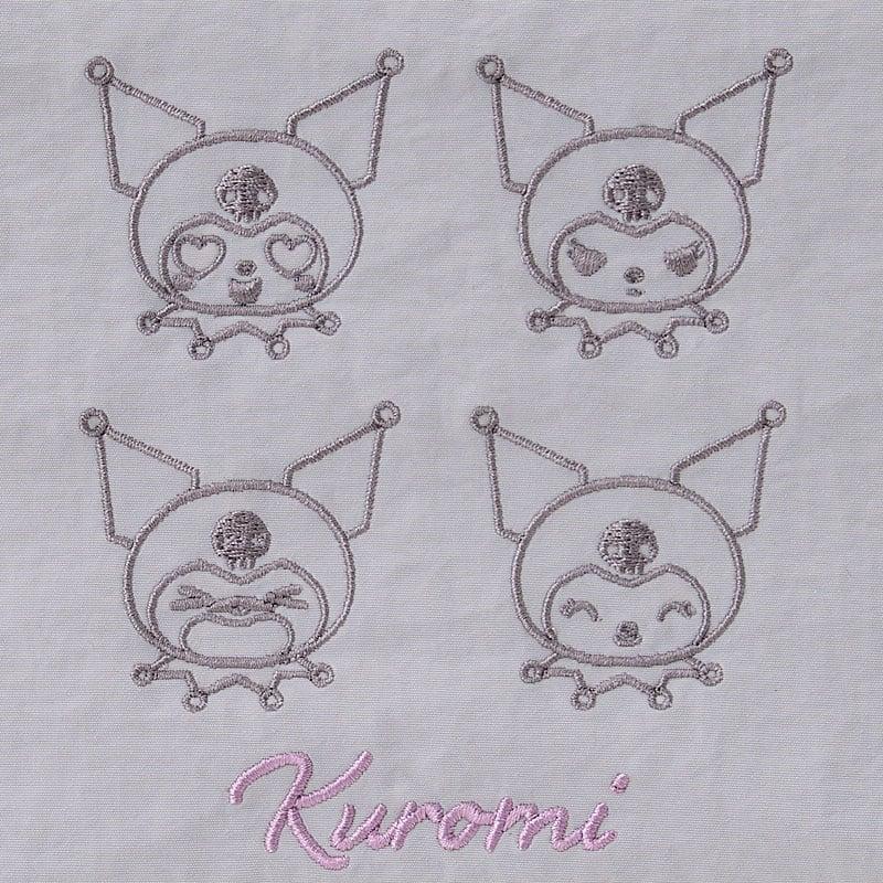 Sanrio KUROMI 3-Pocket Pouch ( Face ) Japan NEW Sanrio Characters