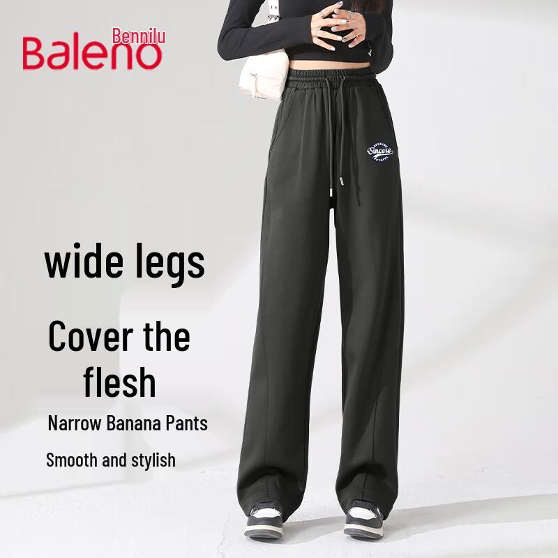 Baleno Women's High-Waist Tapered Casual Pants