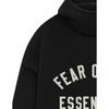 Fear of God Essentials Brushed Hoodie Black Men Tops 202HO246410F