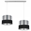 CEILING HANGING LAMP CHROME LAMPSHADE LED