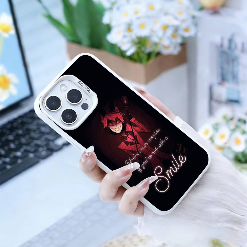 

H-Haz-bins Phone Case For iPhone 16,15,14,13,12,17,Pro,MAX white Matte Shockproof Cover iPhone17