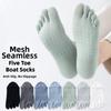 Thin Hosiery Five Toe Boat Socks Cotton Sports Socks Fashion Men's Five Finger Socks  Male Boy