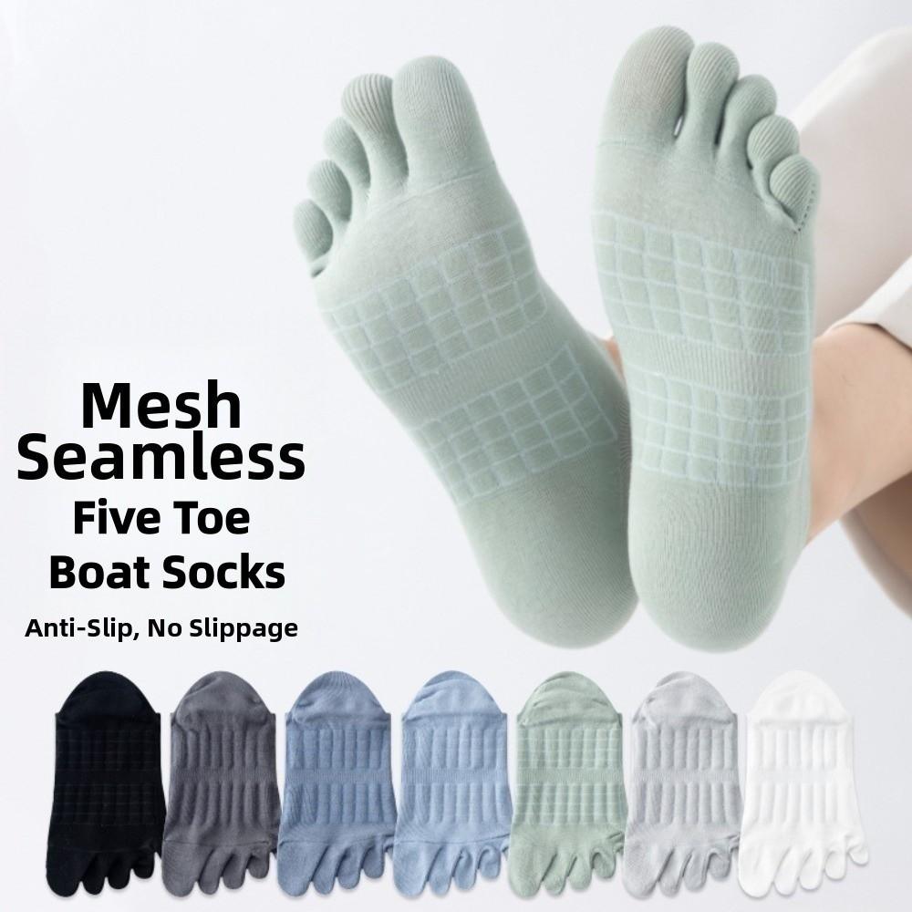 Thin Hosiery Five Toe Boat Socks Cotton Sports Socks Fashion Men's Five Finger Socks Male Boy