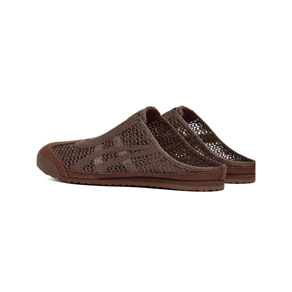 ONITSUKA TIGER Mexico 66 Sabot Breathable Trendy Casual Open-Toe Slippers Unisex Slippers Dark-Brown 1183C123-202